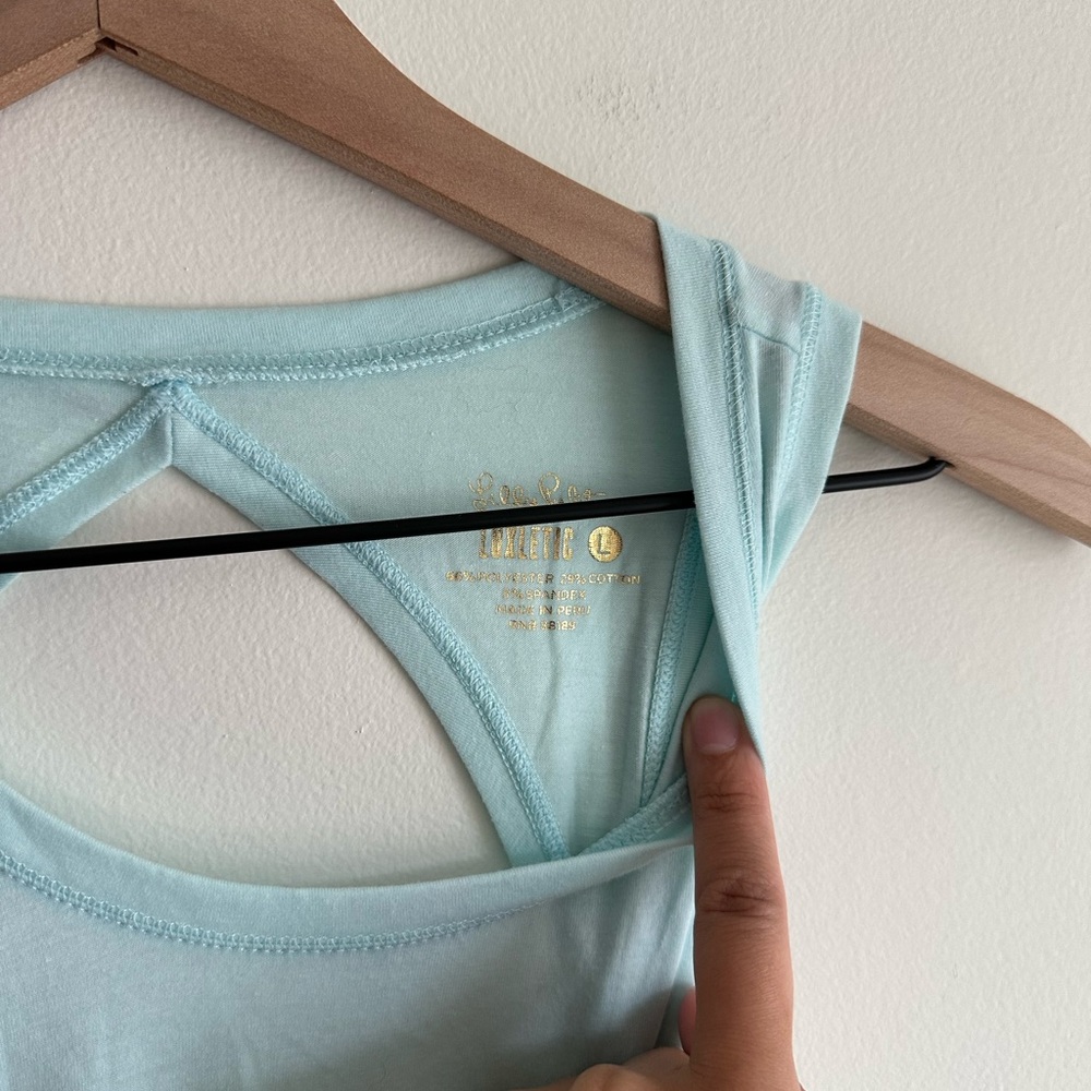 Lilly Pulitzer Luxletic Aqua Tank Top - Picture 4 of 4